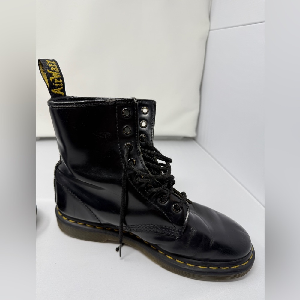 Dr. Martens 1460 Black Smooth Leather 8-Eye Boots – Women’s 7 / UK 5 / EU 38 - Picture 5 of 16